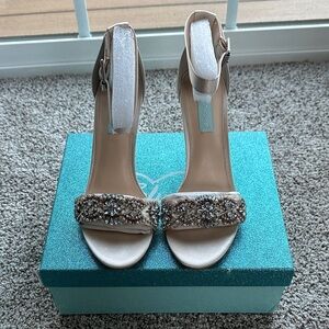 Blue by Betsey Johnson Blush Embellished Heels